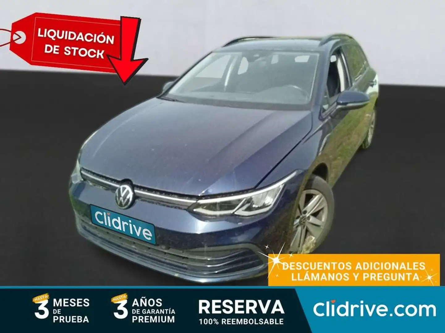 Volkswagen Golf 2.0TDI Life DSG 85kW Azul - 1