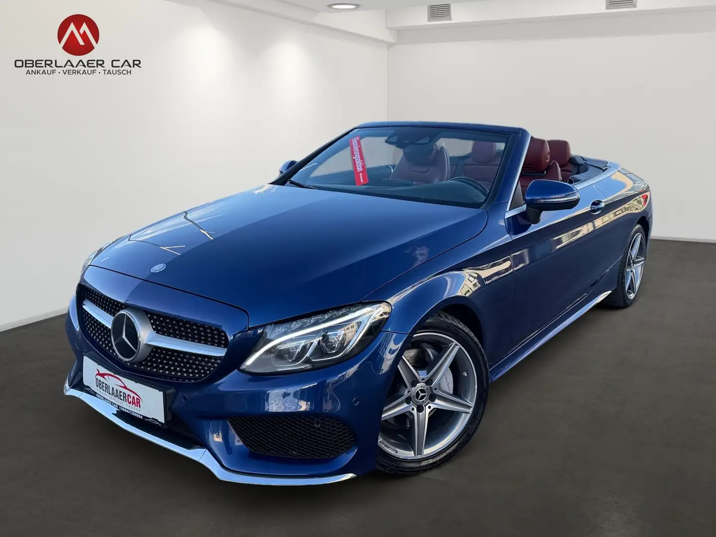 Mercedes-Benz C 220 C 220 d 4Matic Cabrio Aut. | AMG-Line | Blau - 1