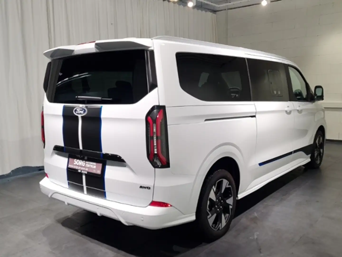 Ford Tourneo Custom L2 Sport*AWD*AHK*360°CAM*-21%* Weiß - 2