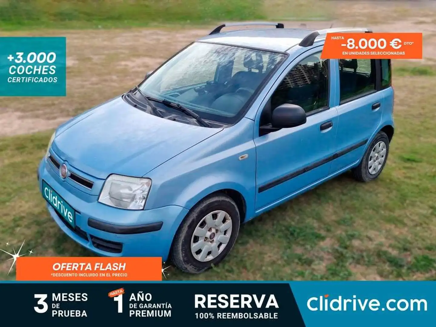 Fiat Panda 1.2 8v 69cv Dynamic Euro 5 Azul - 1