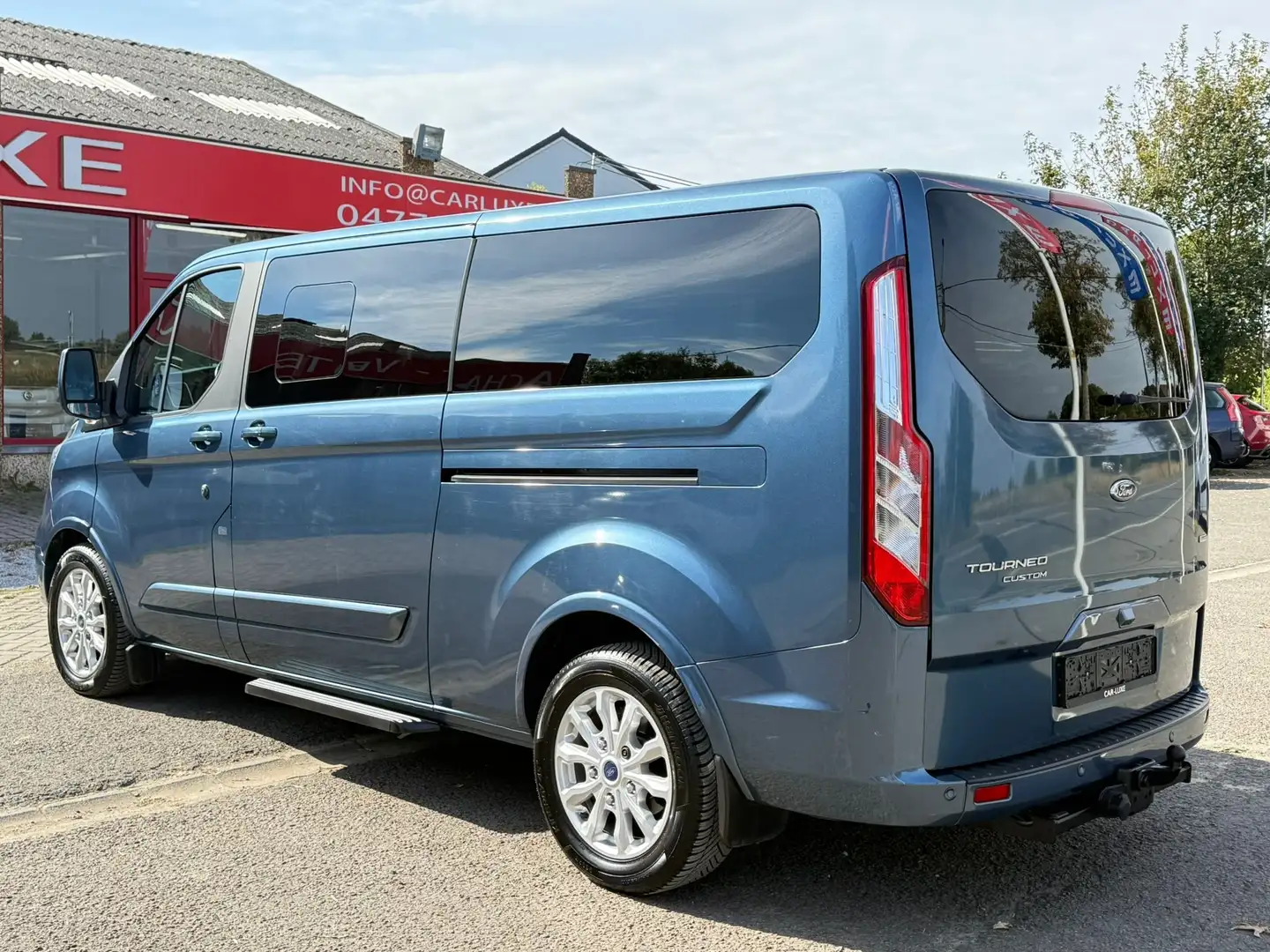 Ford Tourneo Custom 2.O LONG  TITANIUM VIP  CAM GPS 9PLACES Bleu - 2