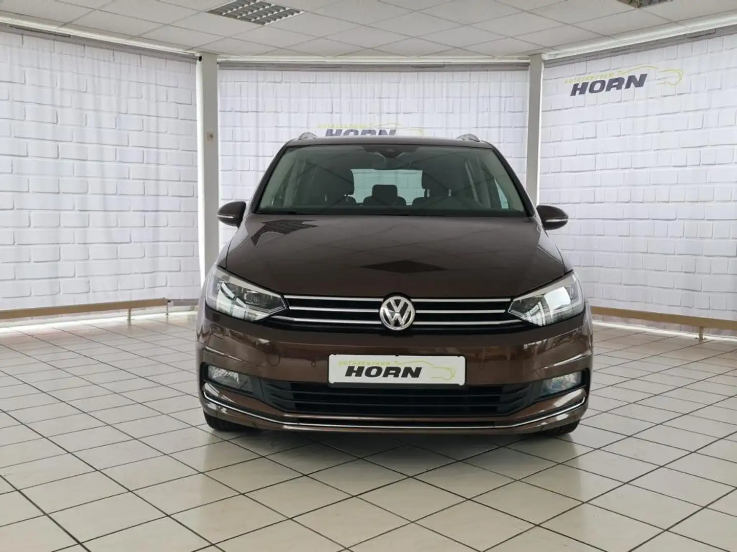 Volkswagen Touran Sound BMT, Navi,AHK,Pano,LED,unfallfrei,Scheckheft Brun - 2