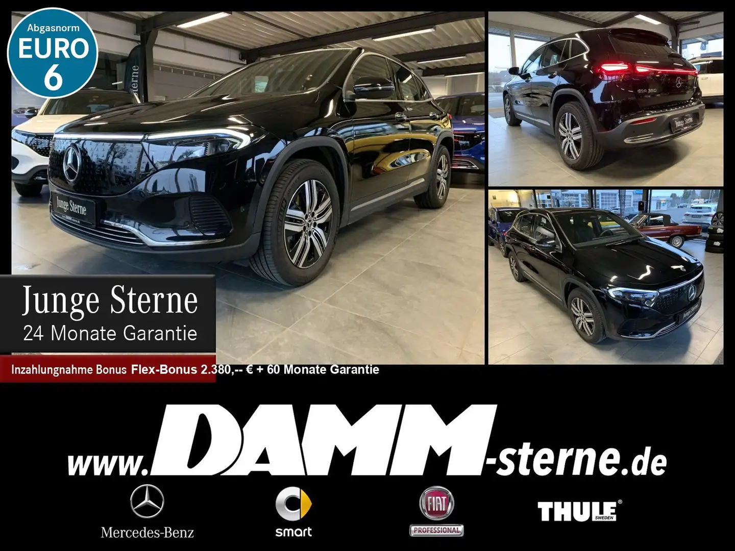 Mercedes-Benz EQA 350 EQA 350 4M Progressive Adv+/Distronic/70kW/+Flex Noir - 1