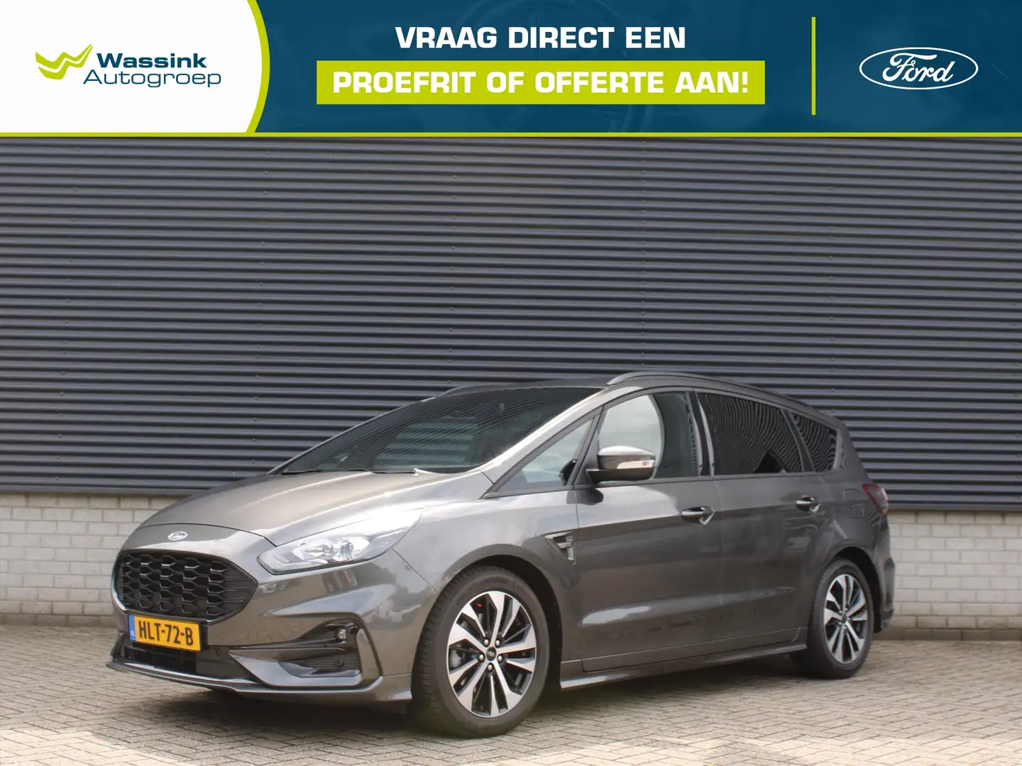 Ford S-Max ST-Line 2.5 HEV I Automaat I 7-Zitplaatsen I Navig Grijs - 1