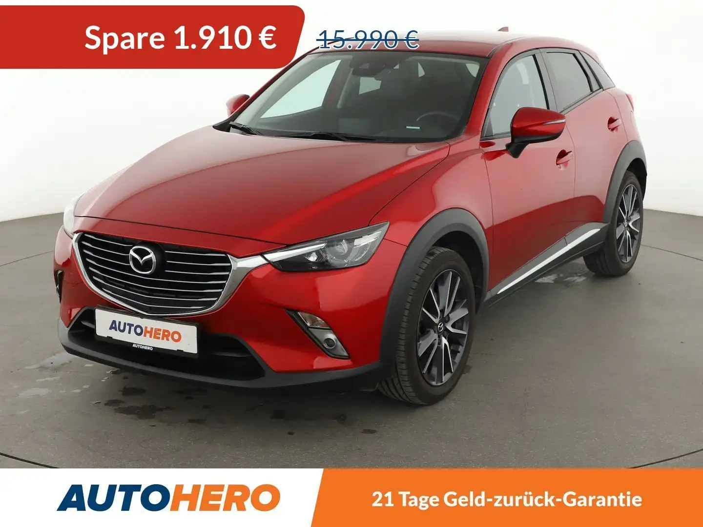 Mazda CX-3 2.0 Sports-Line *LED*CAM*HUD*TEMPO*SHZ*ALU* Rot - 1