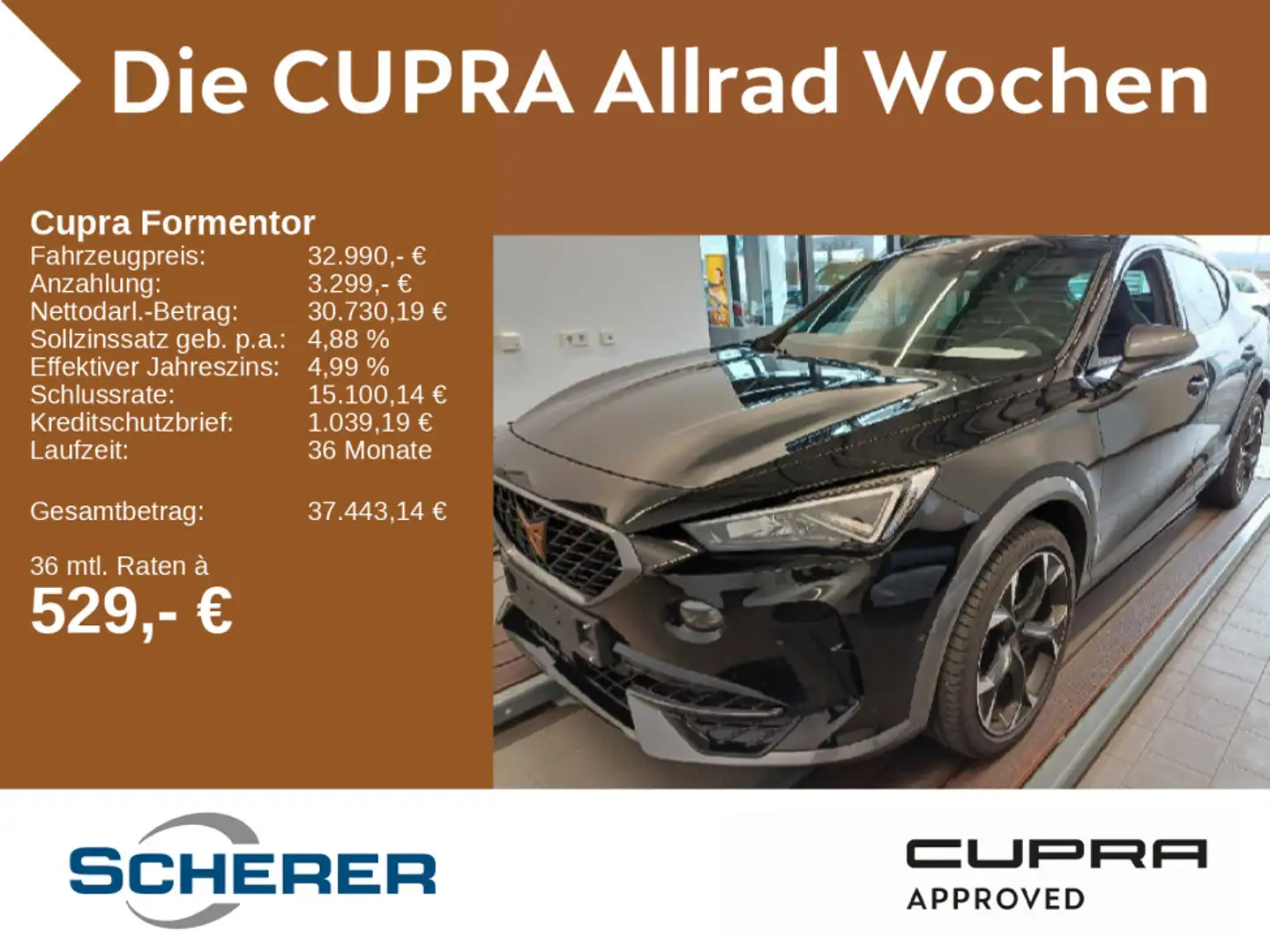 CUPRA Formentor VZ 2.0 TSI DSG LED NAVI AHK BEATS SHZ Schwarz - 1