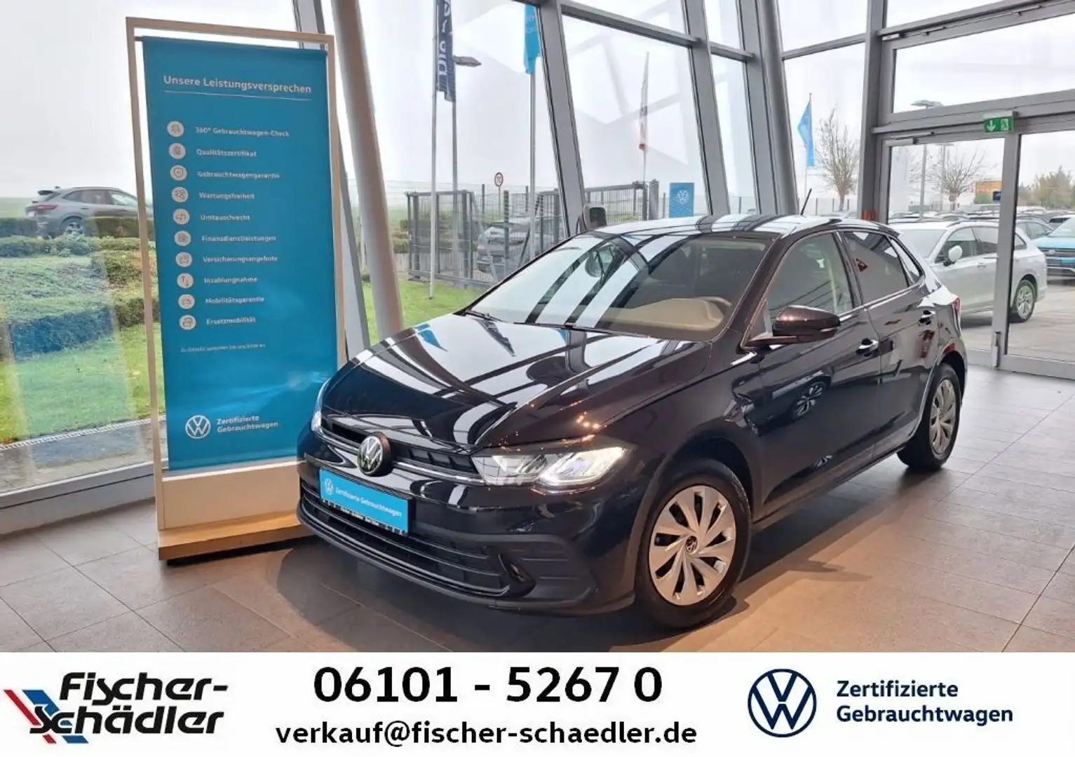 Volkswagen Polo Life 1.0TSI*Navi*IQDrive*LED*Dig.Cockpit*Si Schwarz - 1