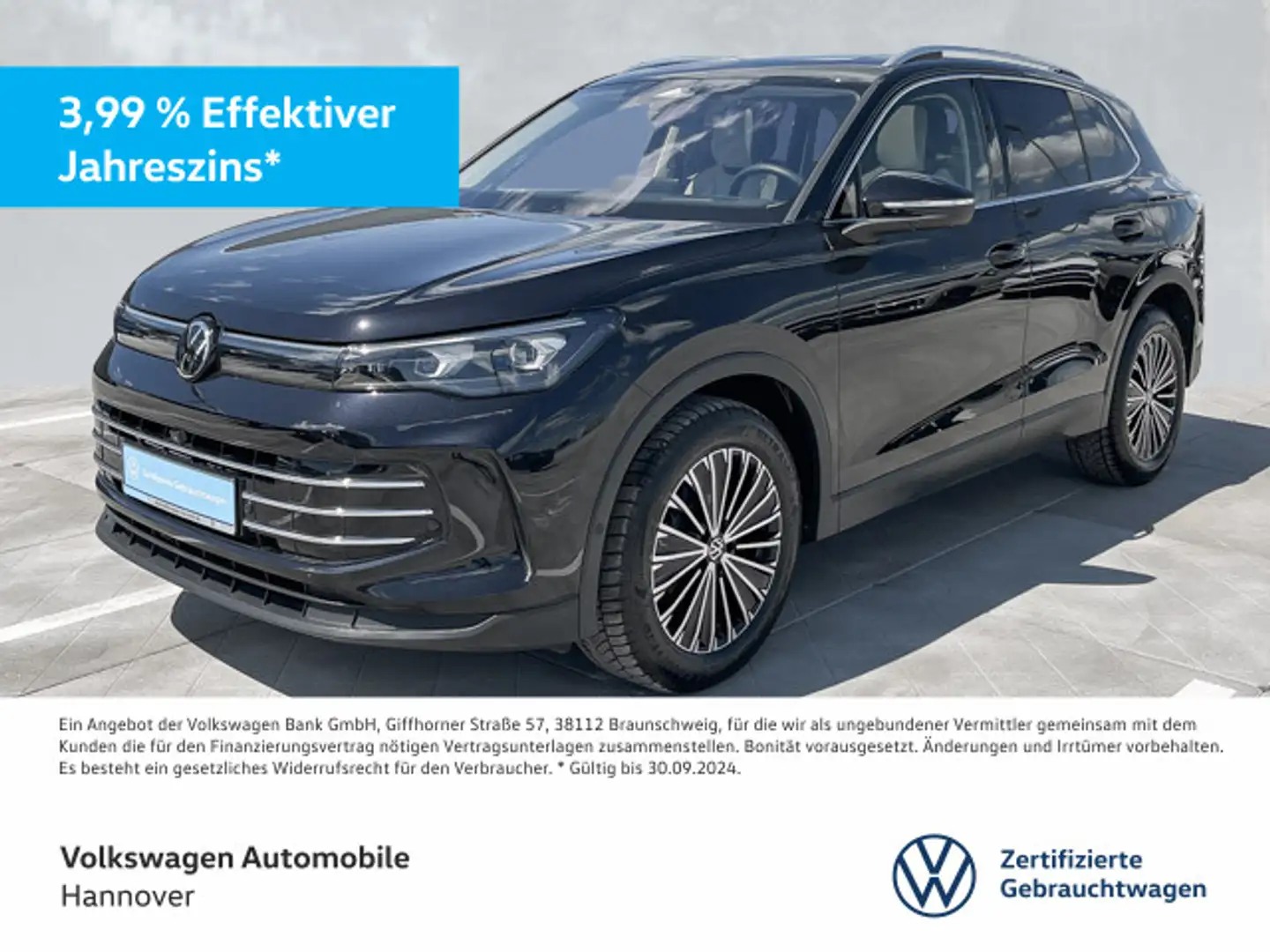Volkswagen Tiguan 2.0 TDI DSG Elegance Navi Max Leder AHK H Schwarz - 1