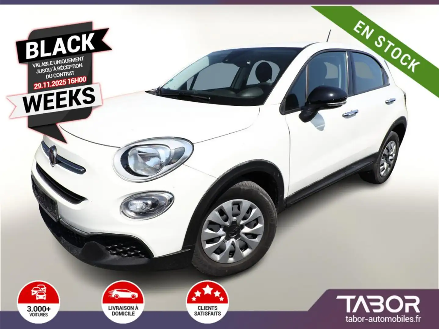 Fiat 500X 1.0 GSE 120 Cult Ucon Temp Clim BT Weiß - 1