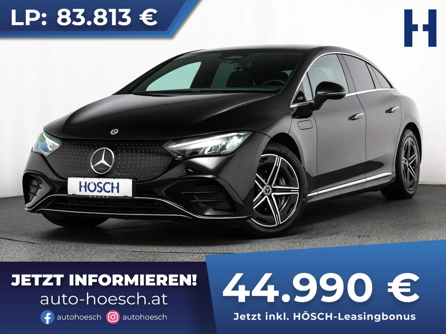 Mercedes-Benz EQE 350 AMG Advanced Plus WENIG KM WIE NEU -49% Schwarz - 1