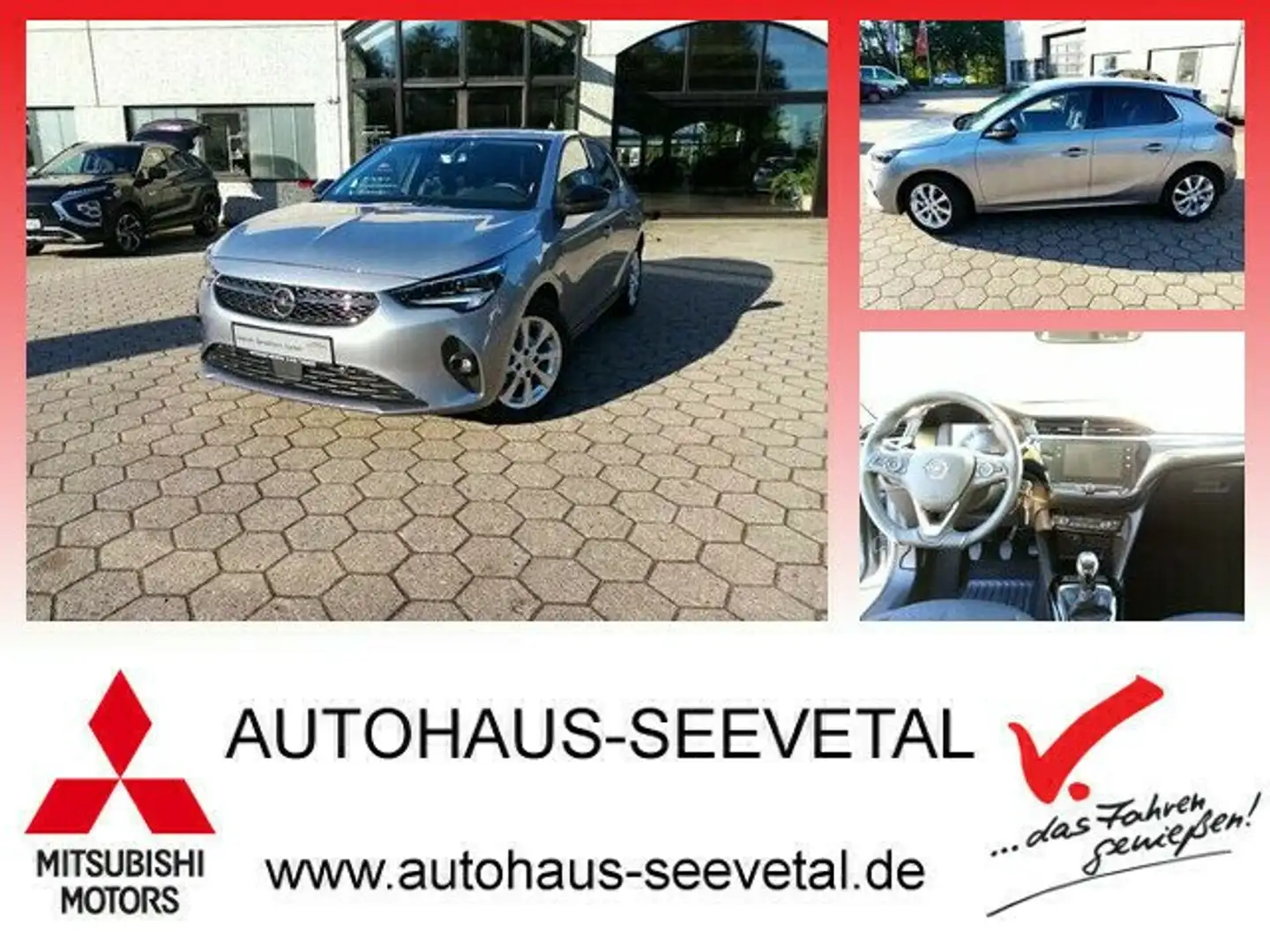 Opel Corsa F Elegance Plus LED Navi Kamera Grau - 1