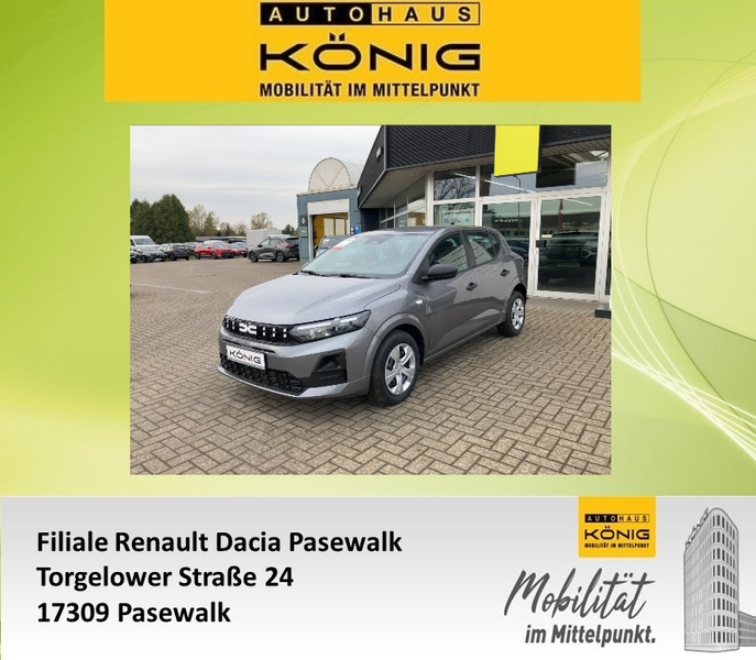 Dacia Sandero Essential SCe 65 Klima Bluetooth PDC