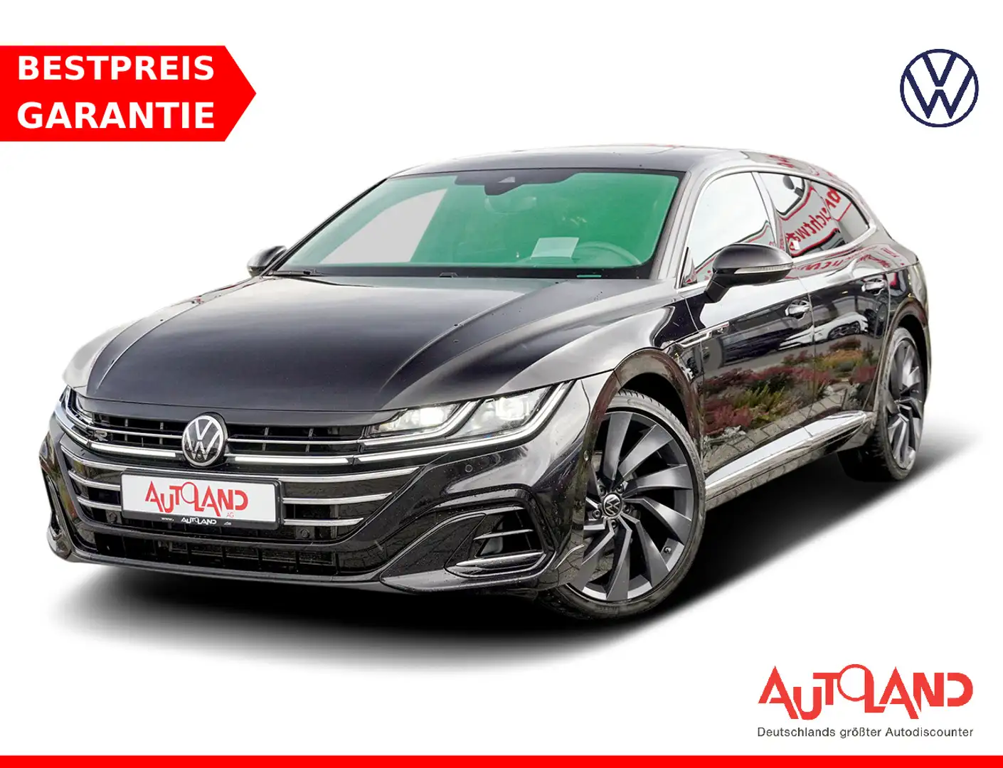 Volkswagen Arteon SB 2.0 TDI R-Line Klimaaut. LED AHK Schwarz - 1