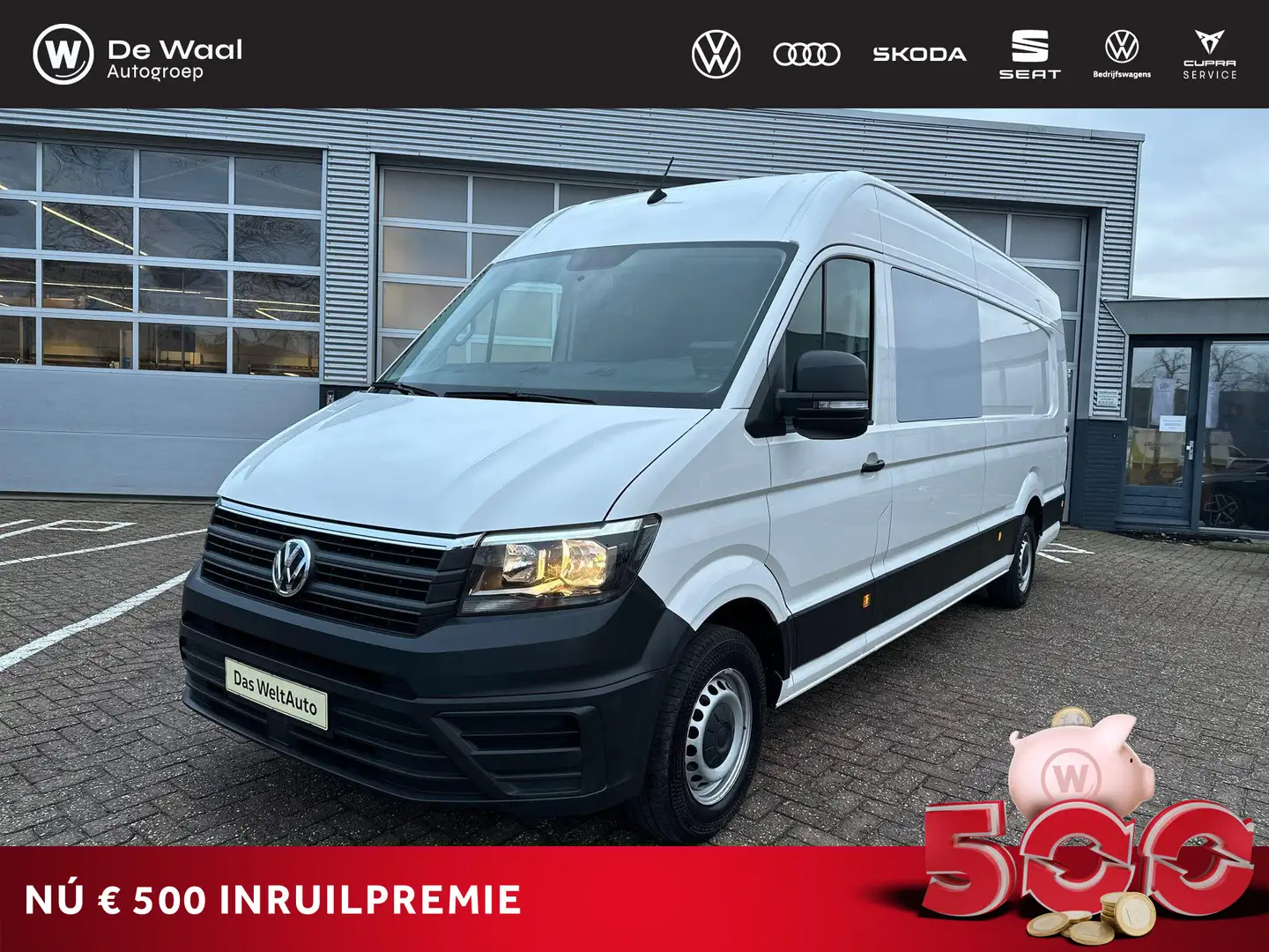 Volkswagen Crafter 35 2.0 TDI 140pk L4H3 | Airco, Buitenspiegels Verw Wit - 1