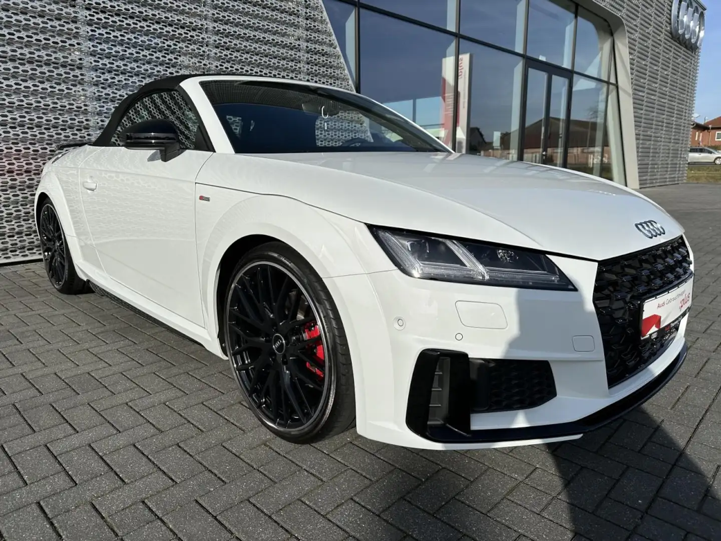 Audi TT Roadster 40 TFSI S tronic S line competition MLED Blanc - 2