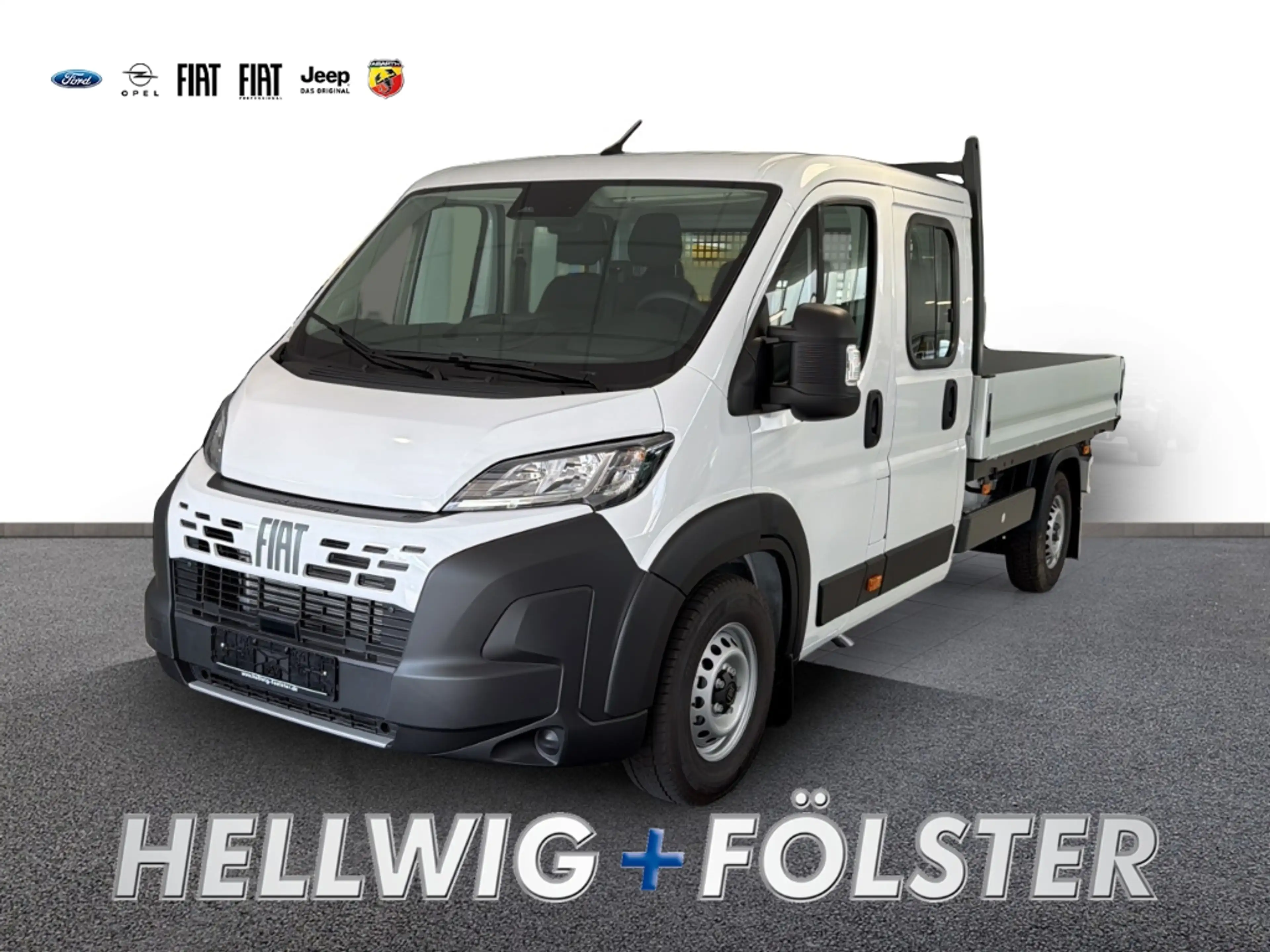 Fiat Ducato Pritschenwagen Doka. L3 AHK Navi DAB Rückfahrkam.