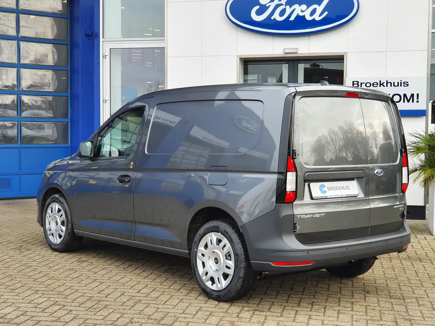 Ford Transit Connect 1.5 EcoB PHEV Plug-In Hybride Direct leverbaar. Ge Grijs - 2