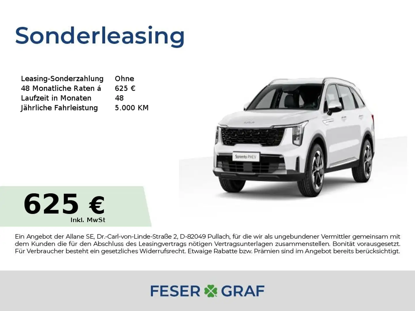 Kia Sorento 1.6T-GDI HEV AWD Platinum Navi Keyless Weiß - 1