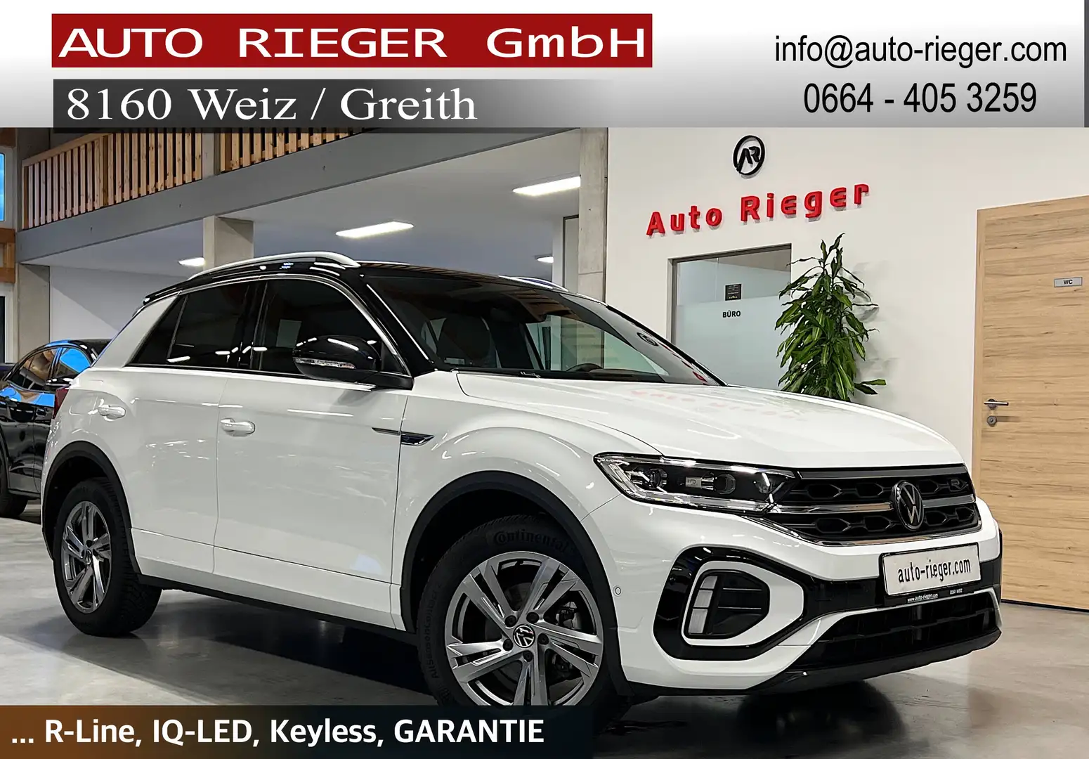 Volkswagen T-Roc R-Line TDI GARANTIE Kamera, ACC, IQ-LED, Keyless Weiß - 1