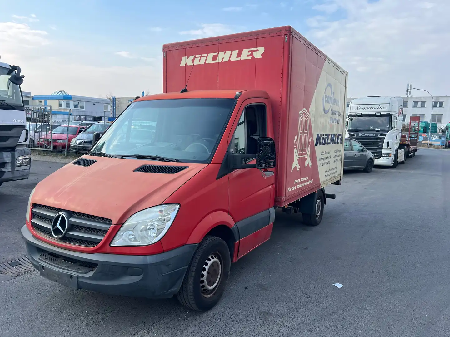 Mercedes-Benz Sprinter 311 CDI,Koffer,Ladebordwand,Möbelkoffer,DE AUTO Rot - 1