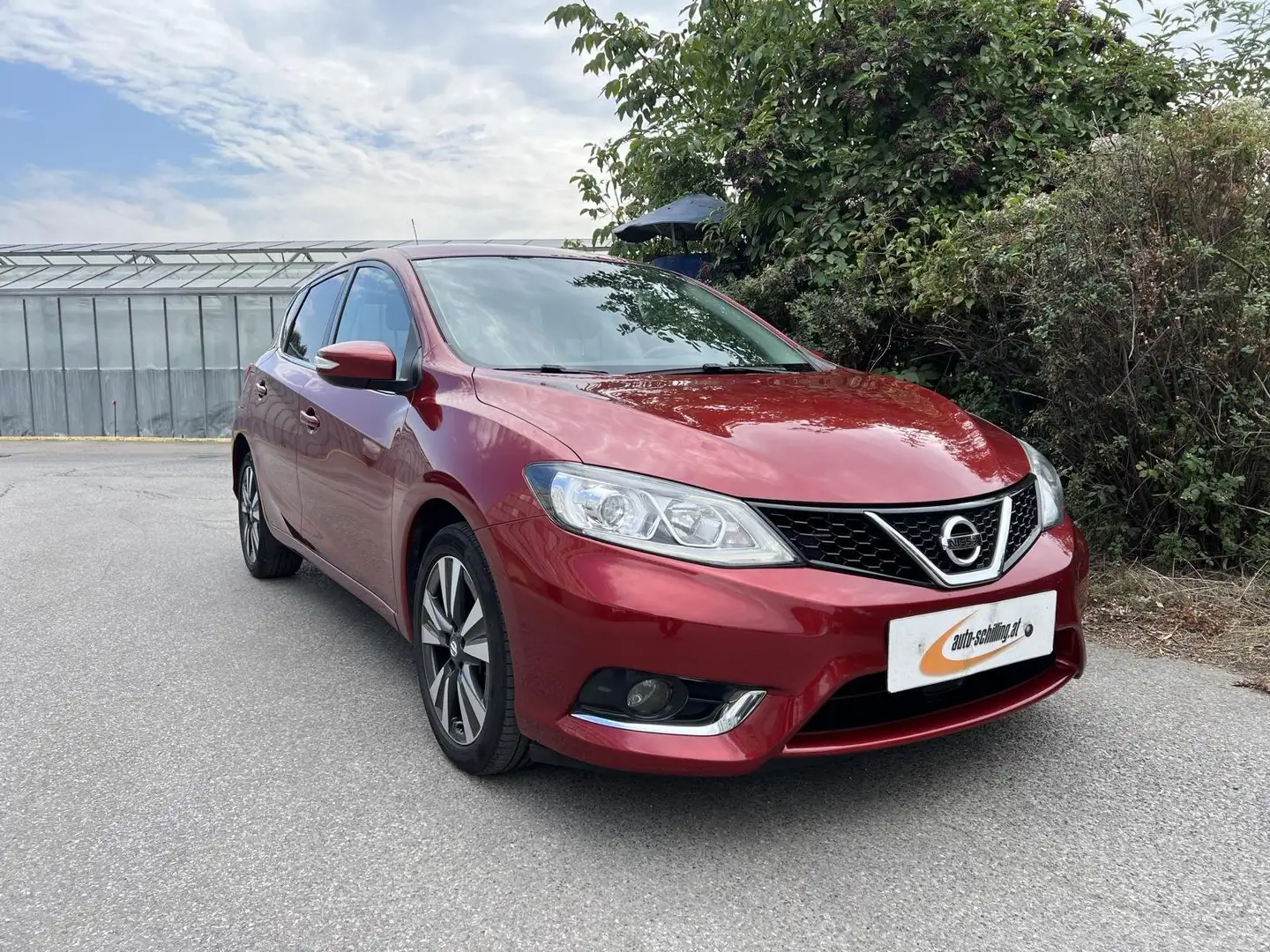 Nissan Pulsar 1,2 DIG-T 4-Zylinder Automatik Navi RKamera Szhzg Rot - 1