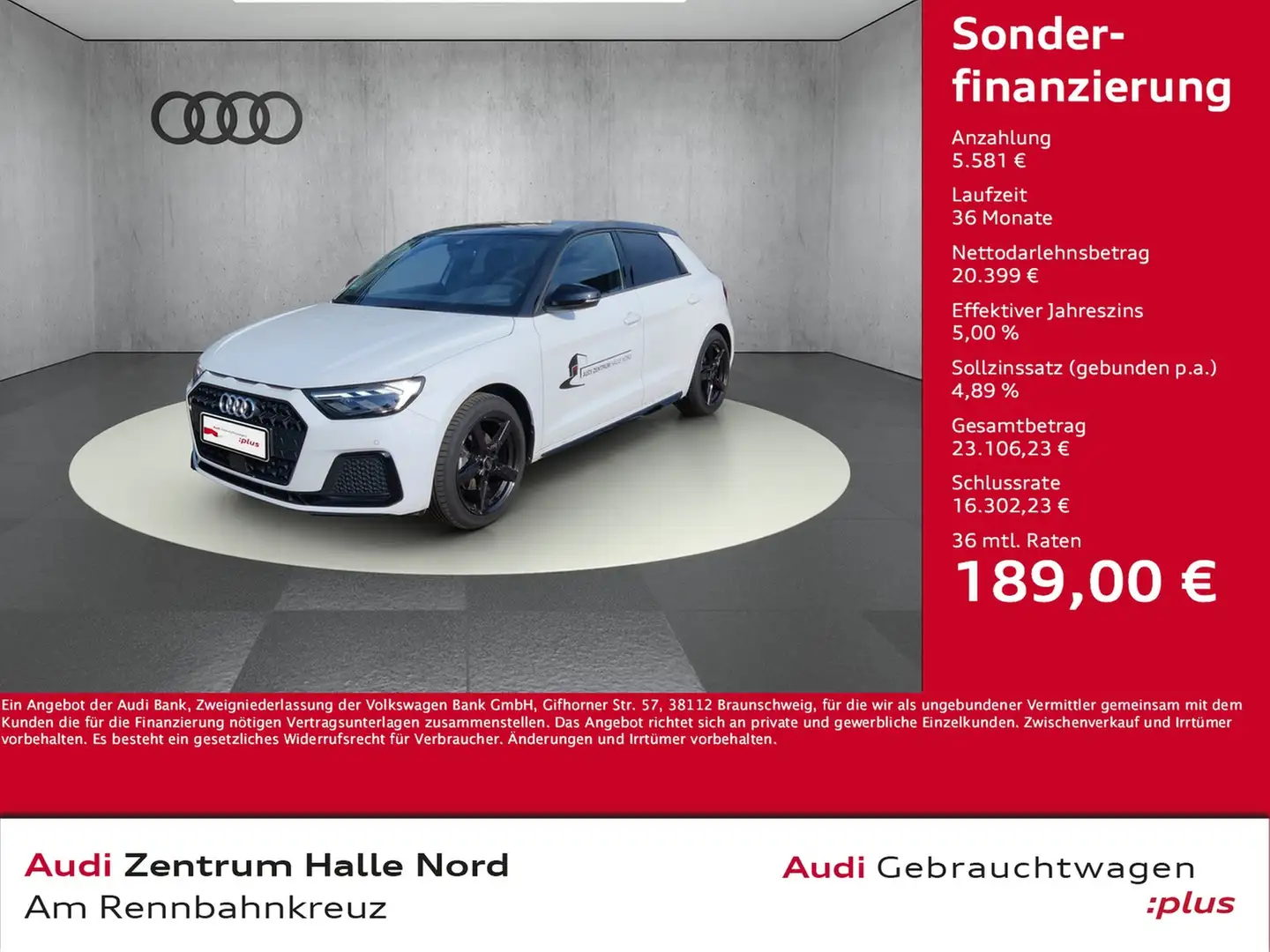 Audi A1 Sportback 30 TFSI advanced S tronic Alb - 1