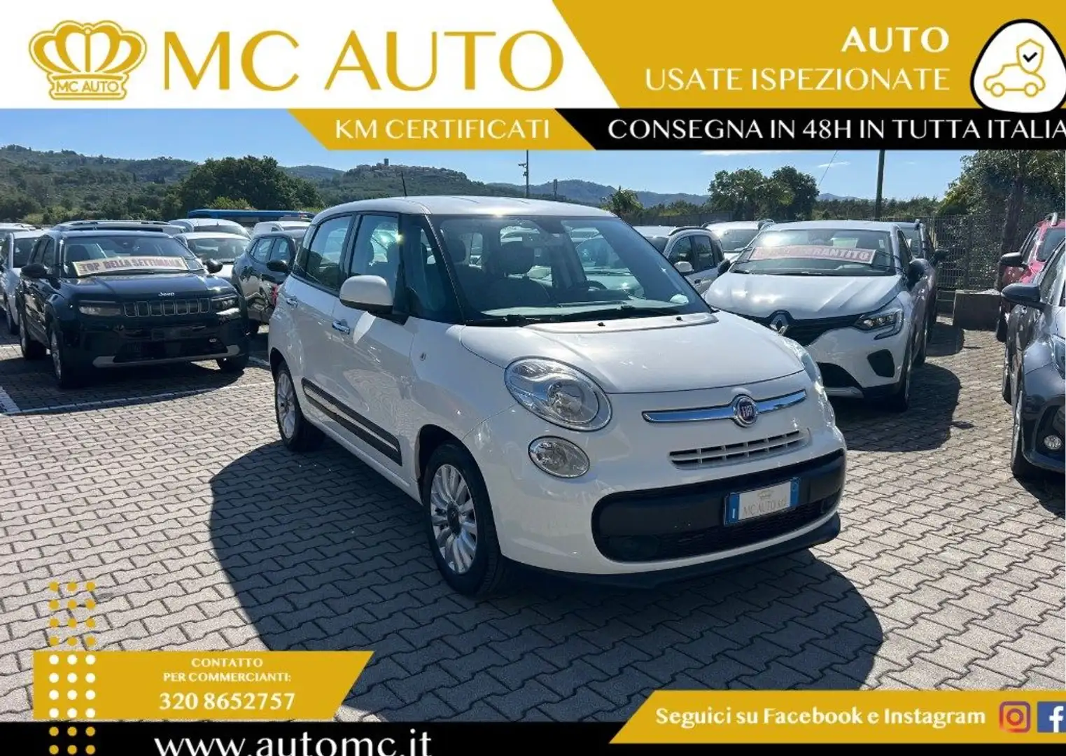 Fiat 500L 1.3 Multijet 95 CV Business Bianco - 1