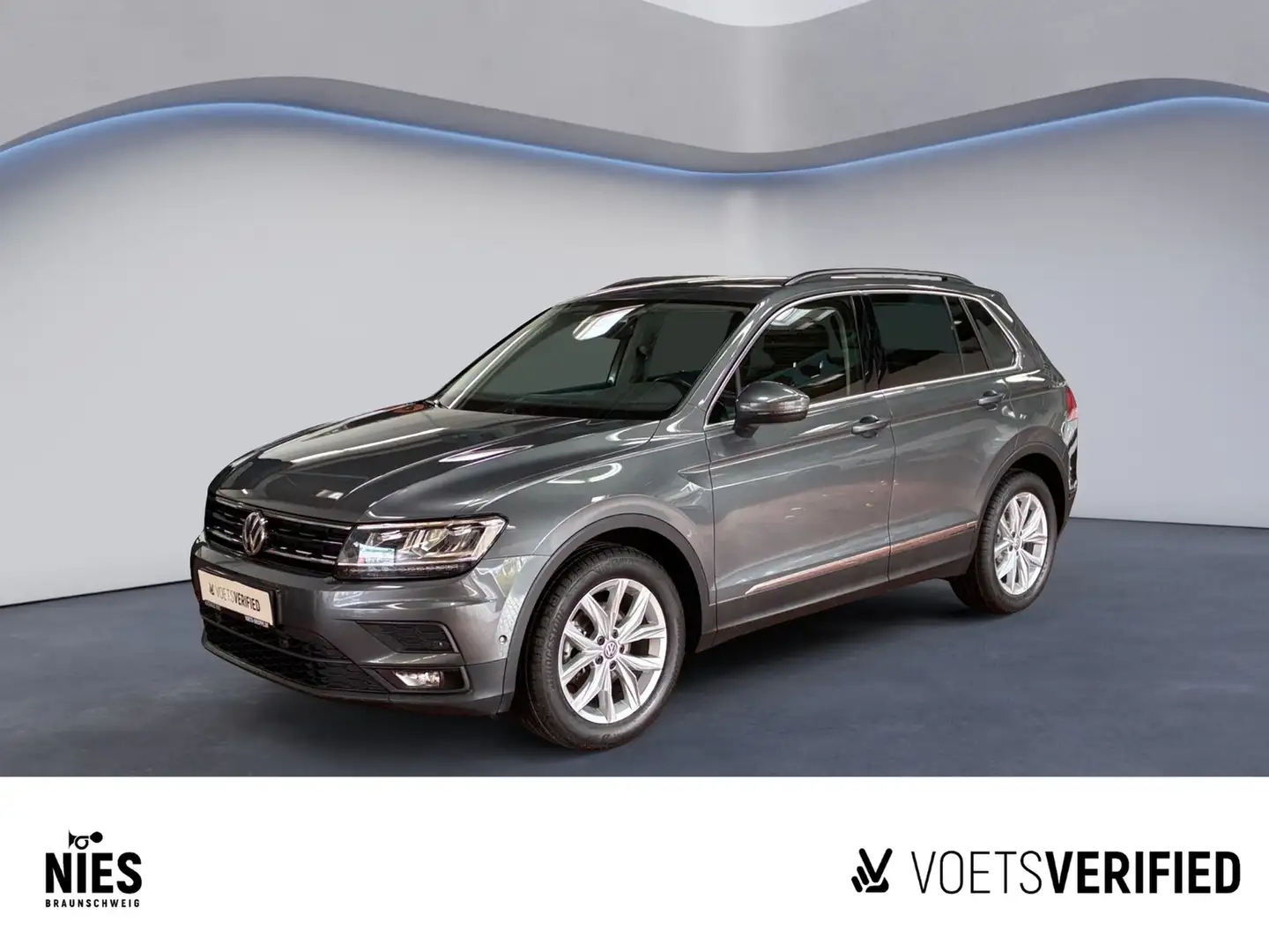 Volkswagen Tiguan Comfortline 1.5 TSI DSG LED+PANO+PDC Grijs - 1