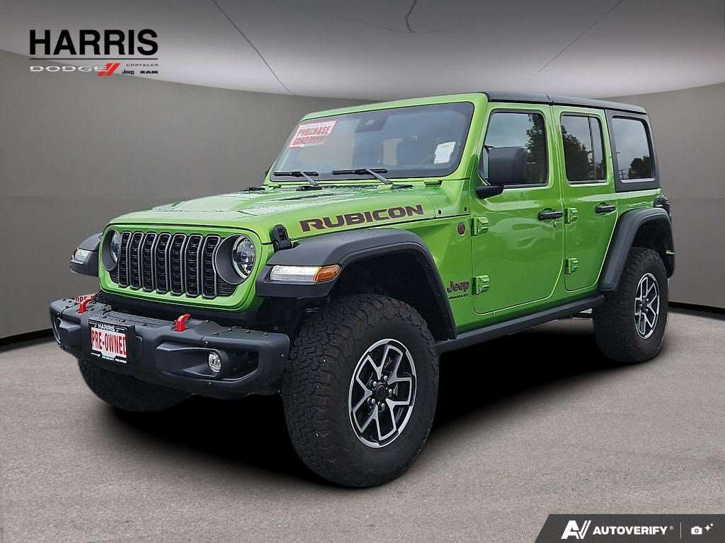 2025 Jeep Wrangler Rubicon 4 Door 4x4 | Apple CarPlay | Android Auto!