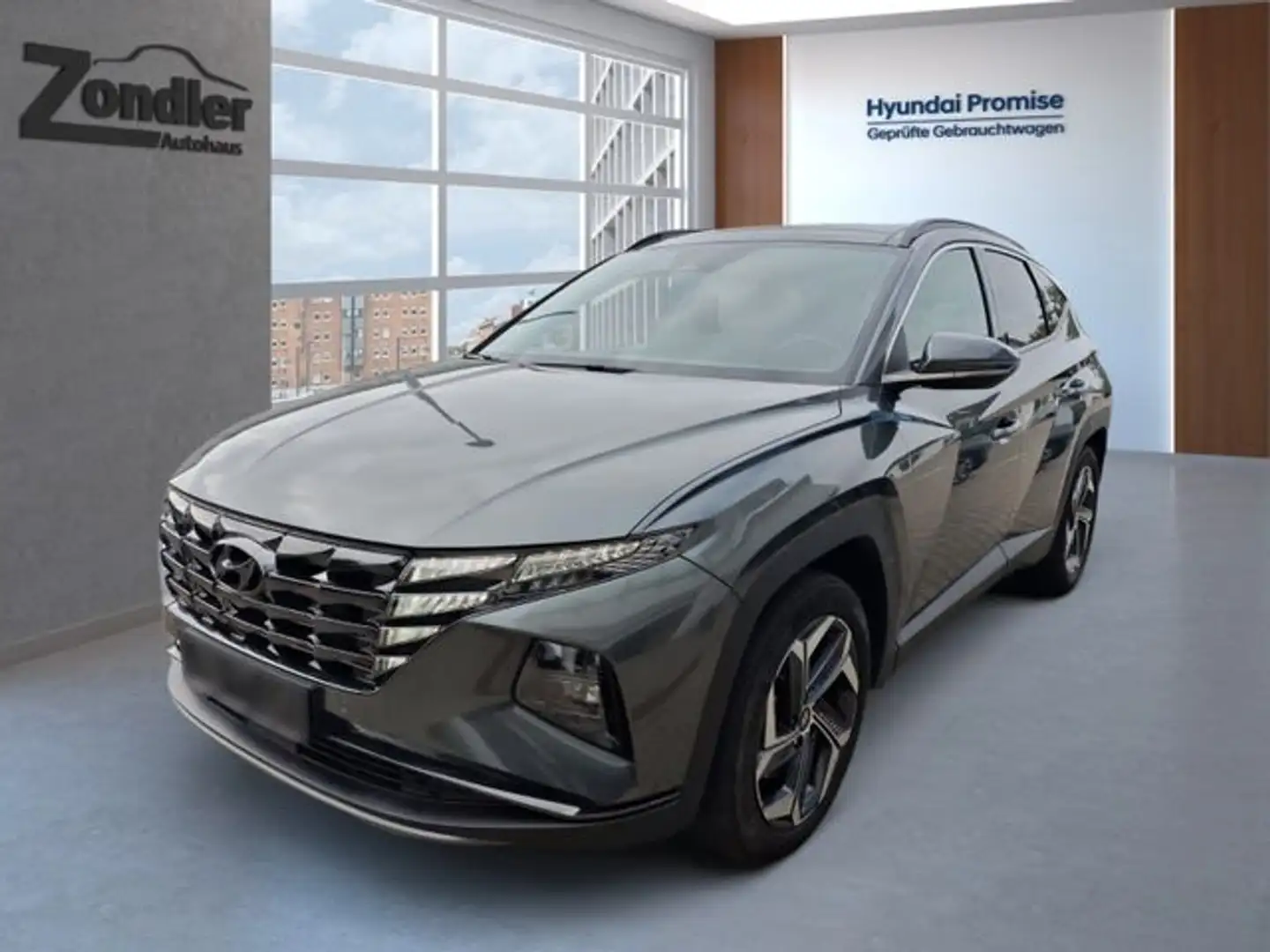 Hyundai TUCSON 1.6 Plug-In Hybrid 4WD Trend Assist. AHK-abnehmbar Gris - 1