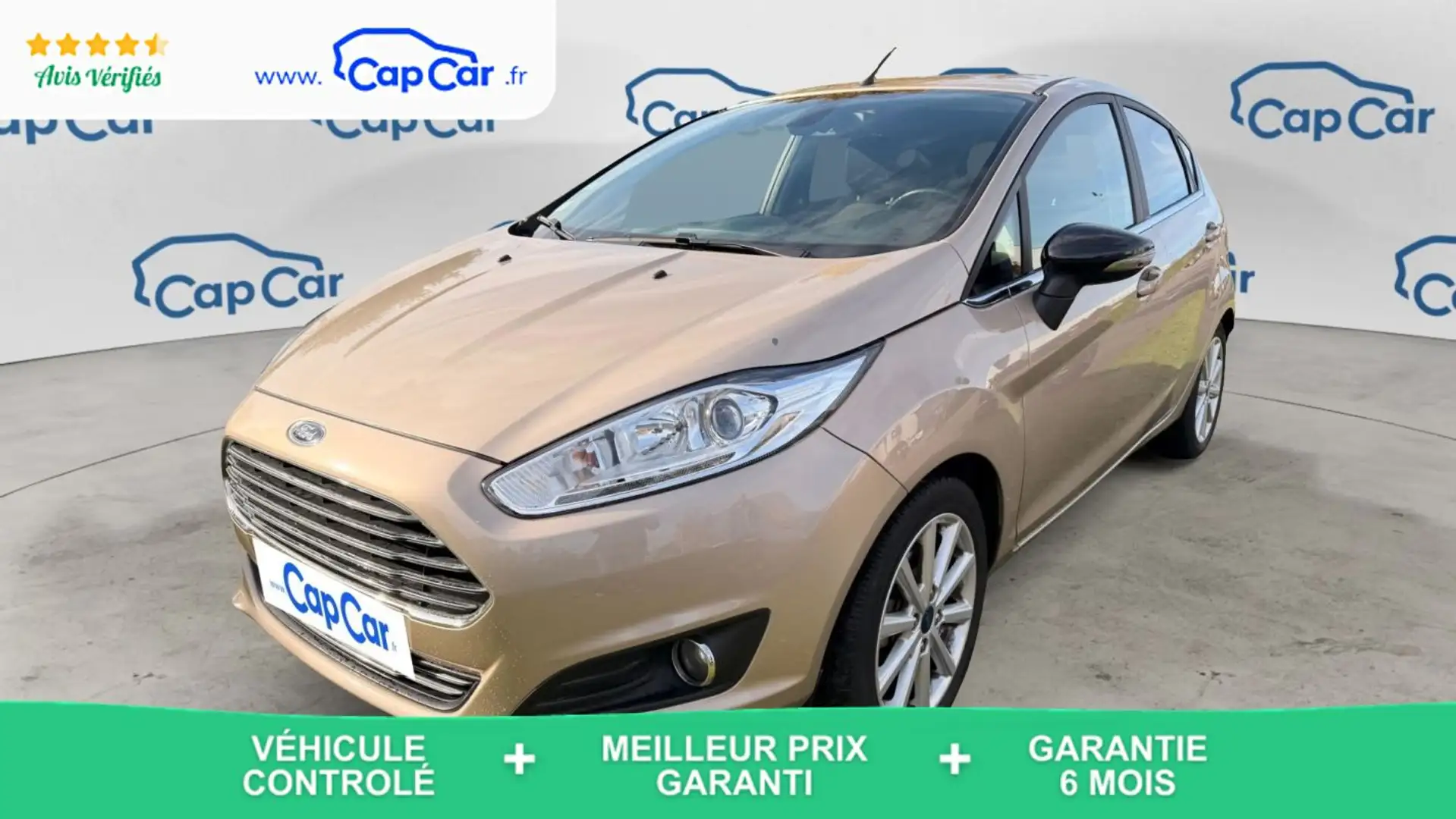 Ford Fiesta 1.0 EcoBoost 100 Titanium Beige - 1