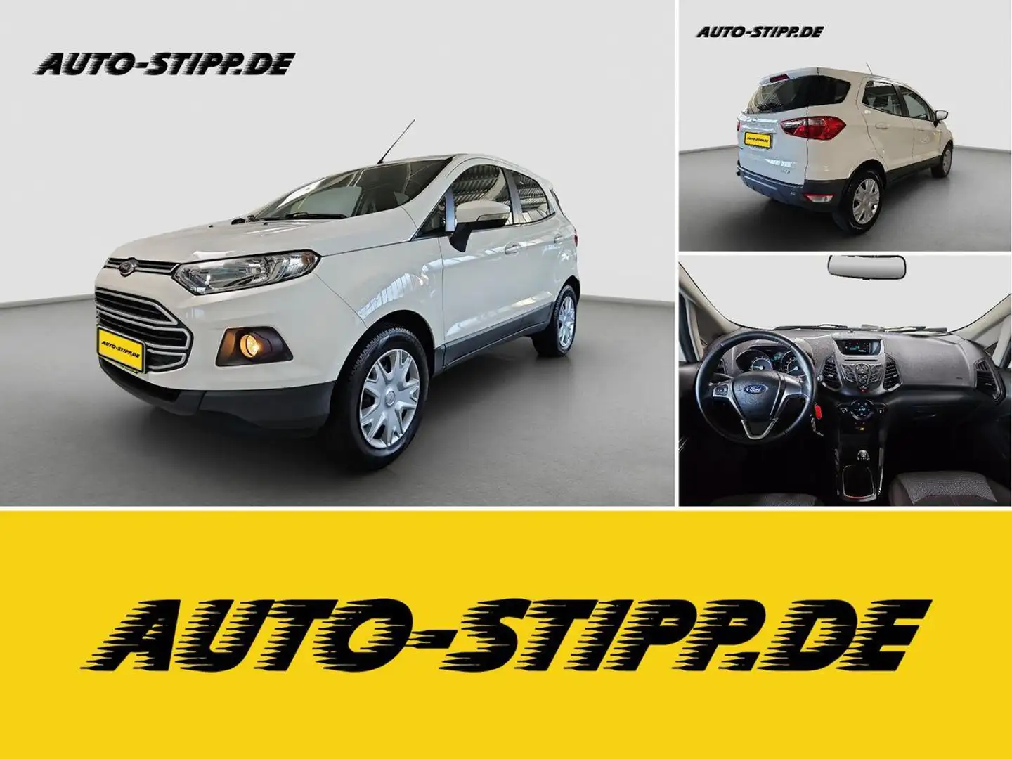 Ford EcoSport 1.0 EcoBoost Trend SITZH BC USB Weiß - 1