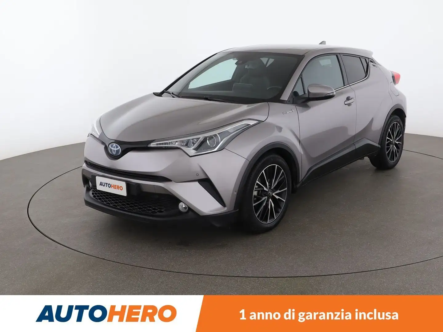 Toyota C-HR 1.8 Hybrid Lounge FHEV Argento - 1
