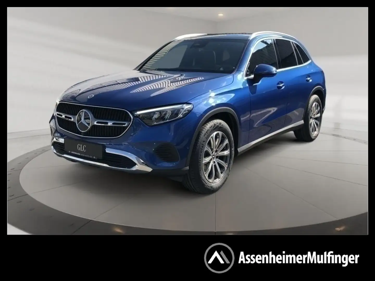 Mercedes-Benz GLC 220 d 4MATIC +MBUX+Pano+AHK+SpurW+W-Paket+LM Blau - 1