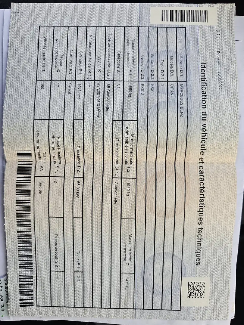 Mercedes-Benz Citan 109 CDI Blueeficienci - 1