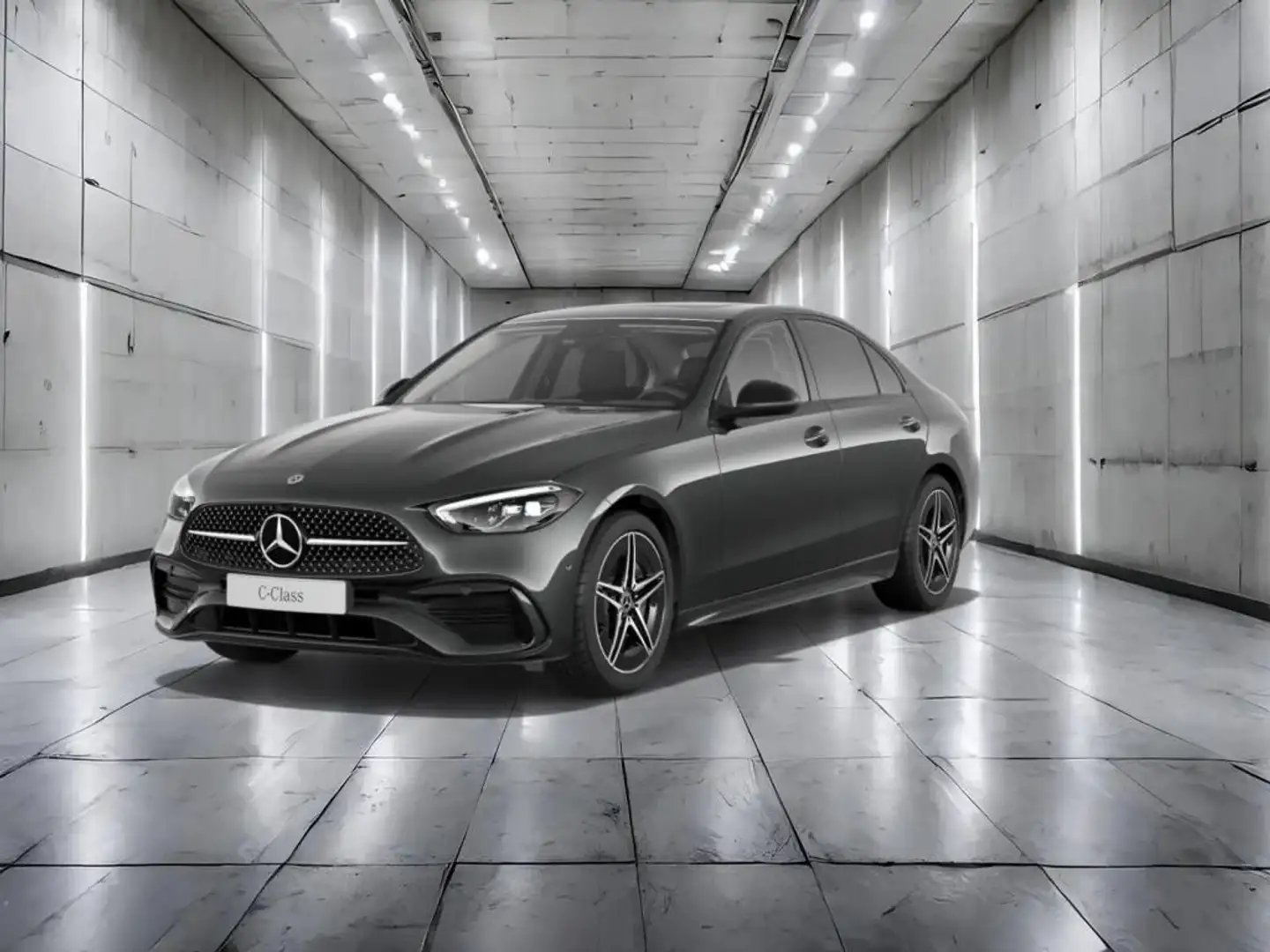Mercedes-Benz C 180 +AMG+SHZ+AMBIENTE+SCHIEBED.+KAMERA+NIGHTP. Gris - 1