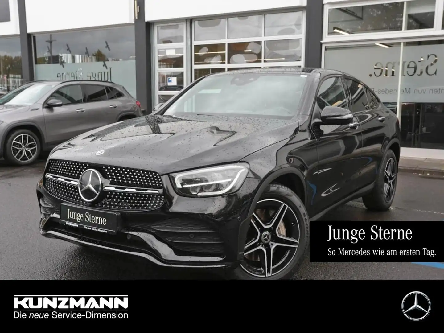 Mercedes-Benz GLC 220 d 4M Coupé AMG Night Schiebedach AHK 360° Schwarz - 1