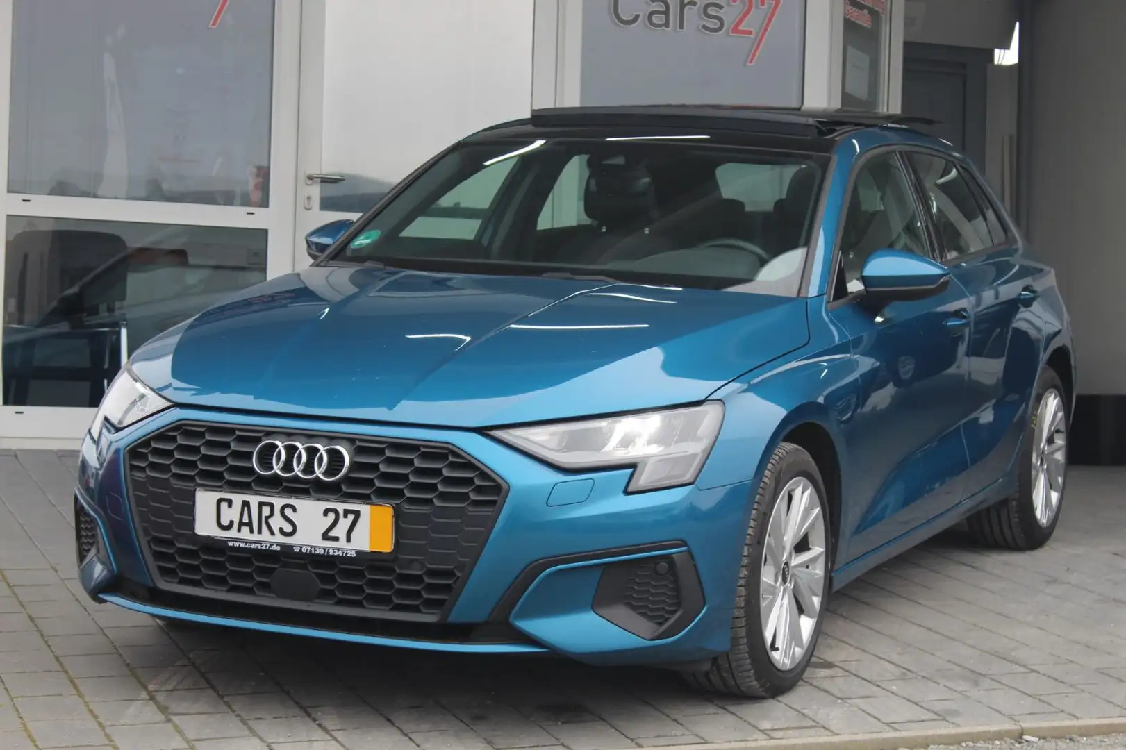 Audi A3 Sportback 30 TDI LED NAVI Schiebedach Blau - 1