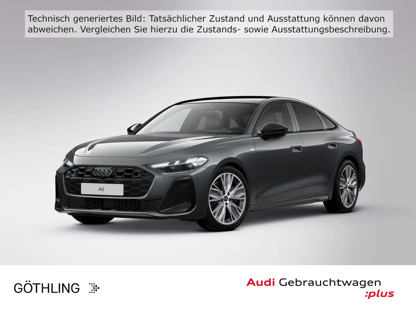 Audi A5 40 TDI qu 2x S line S tro*B&O*HUD*P Grau - 1