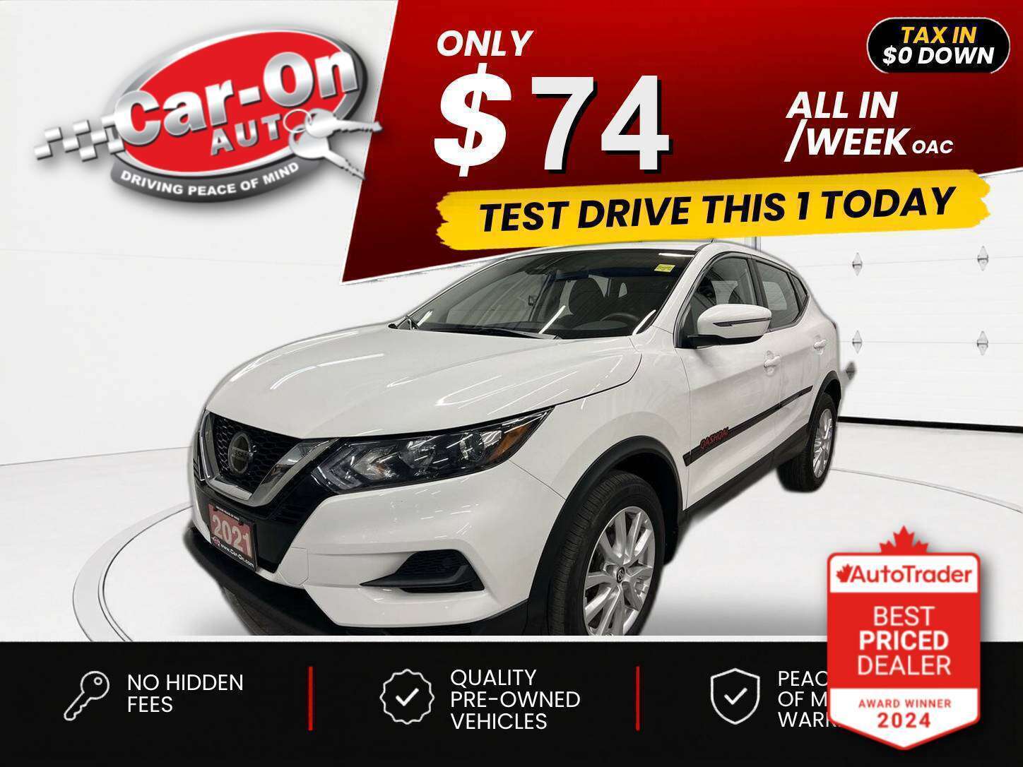 White 2021 Nissan Qashqai SUV / Crossover Automatic