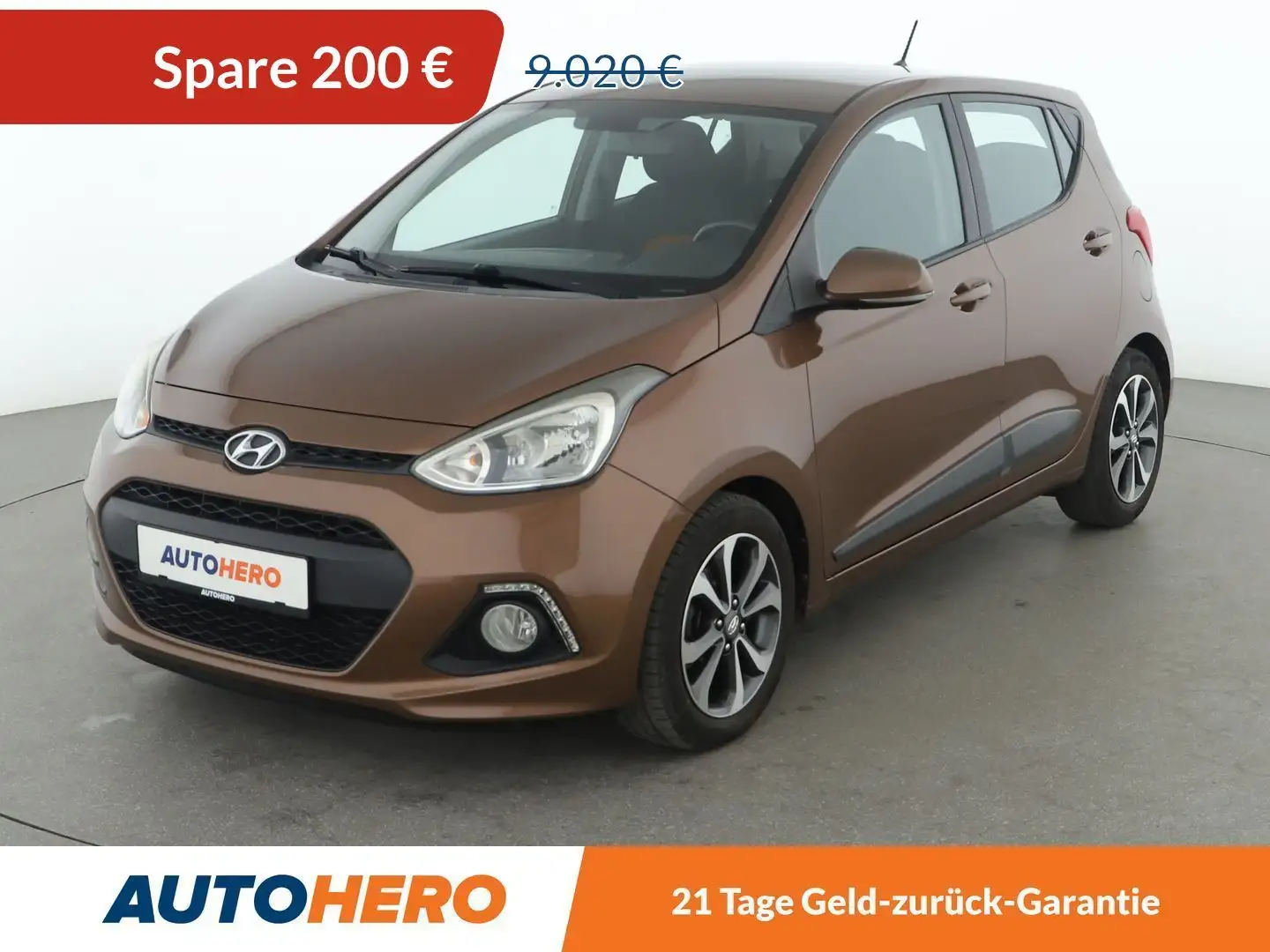 Hyundai i10 1.2 YES! *TEMPO*PDC*SHZ*LHZ*ALU*KLIMA* Коричневый - 1