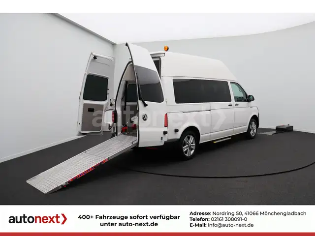 Volkswagen T6 Transporter Hochdach Rollstuhl Rampe Tragestuhl 2381