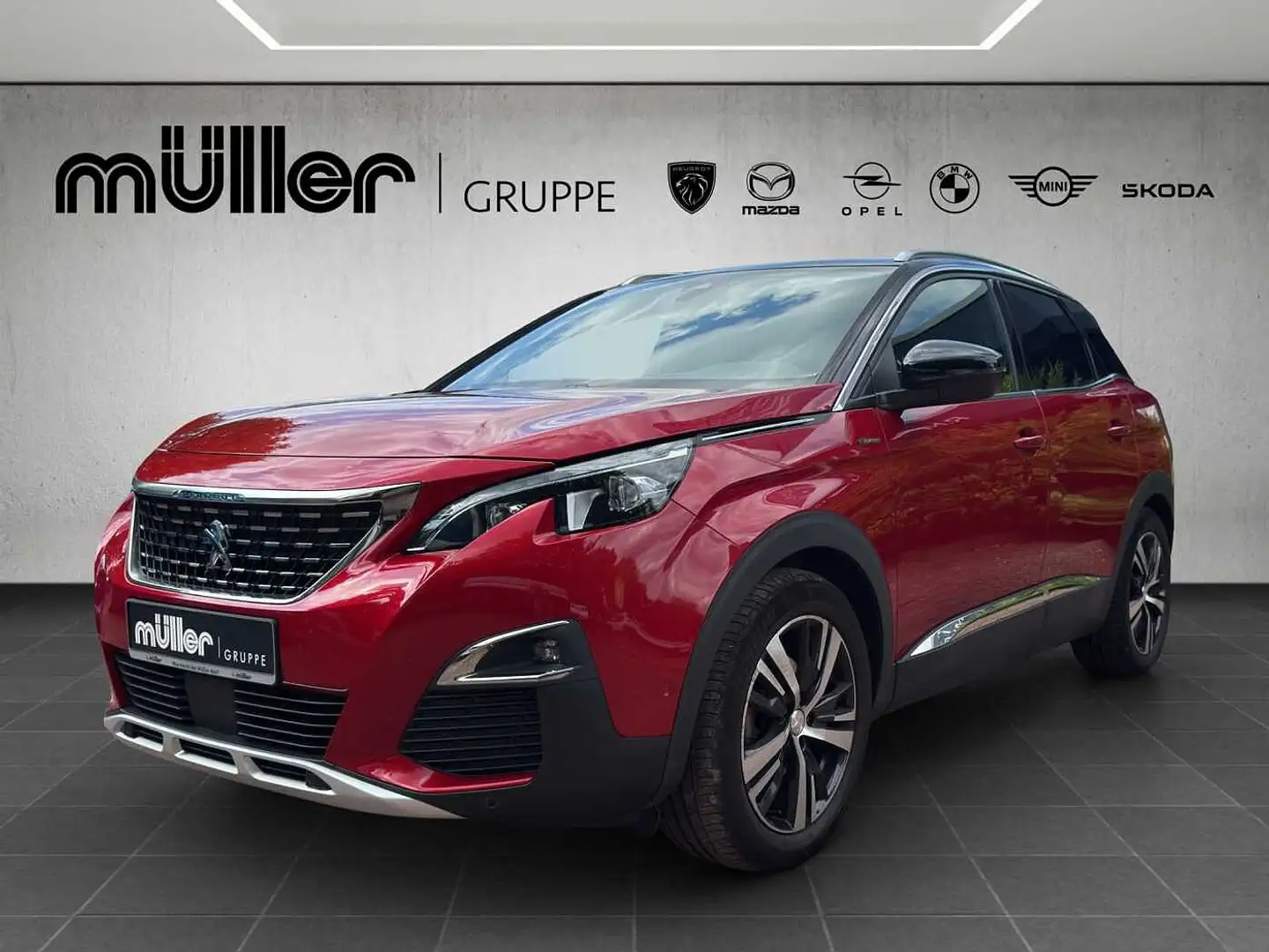 Peugeot 3008 PureTech 180 EAT8 Allure inkl. GT-Line Rot - 1