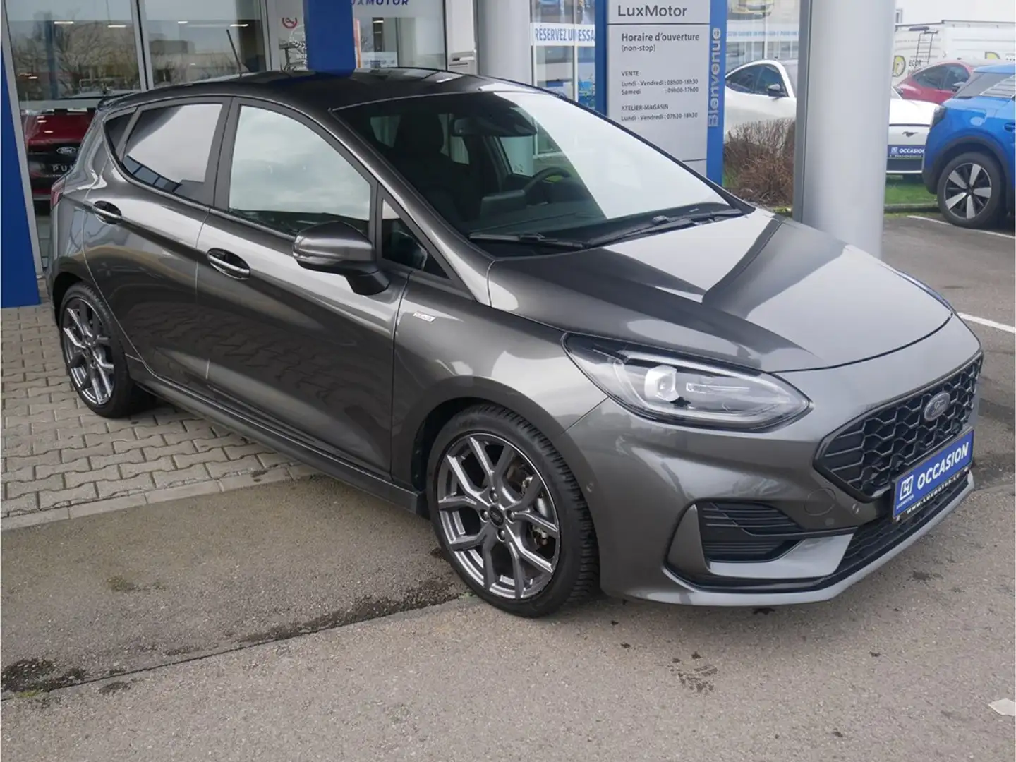 Ford Fiesta ST-Line X 1.0i EcoBoost mHEV 125ch A7 GAR 08/2030 Gris - 2