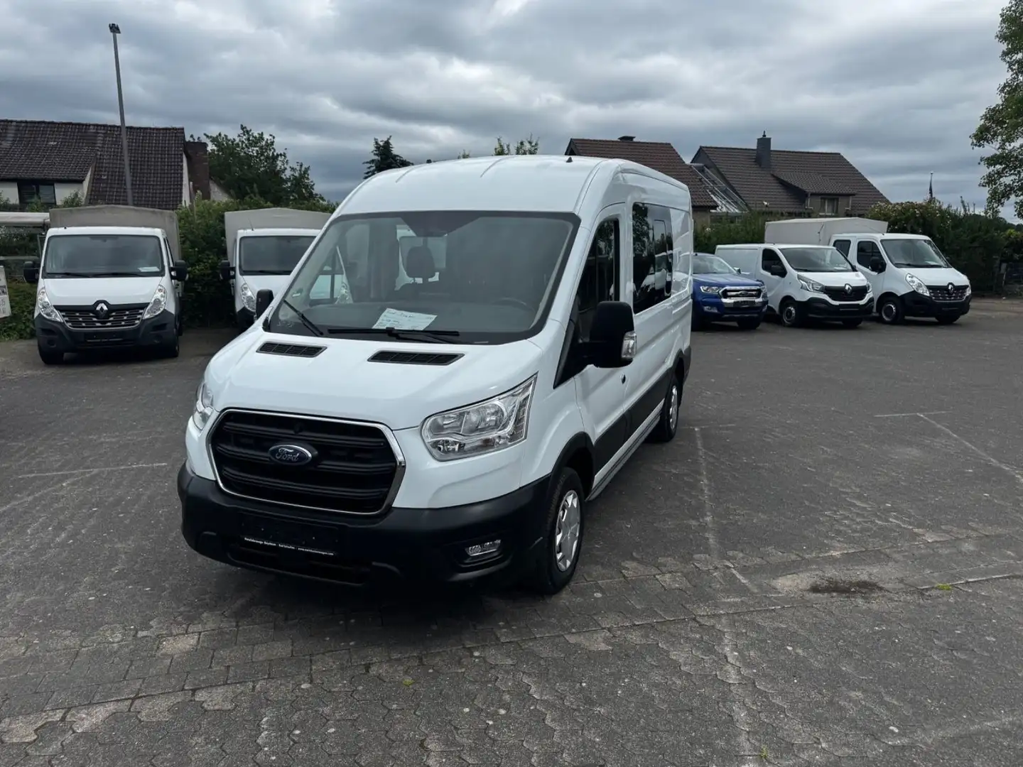 Ford Transit L2H2 TDCI Doka Mixto Kasten *6-Sitze* Weiß - 1