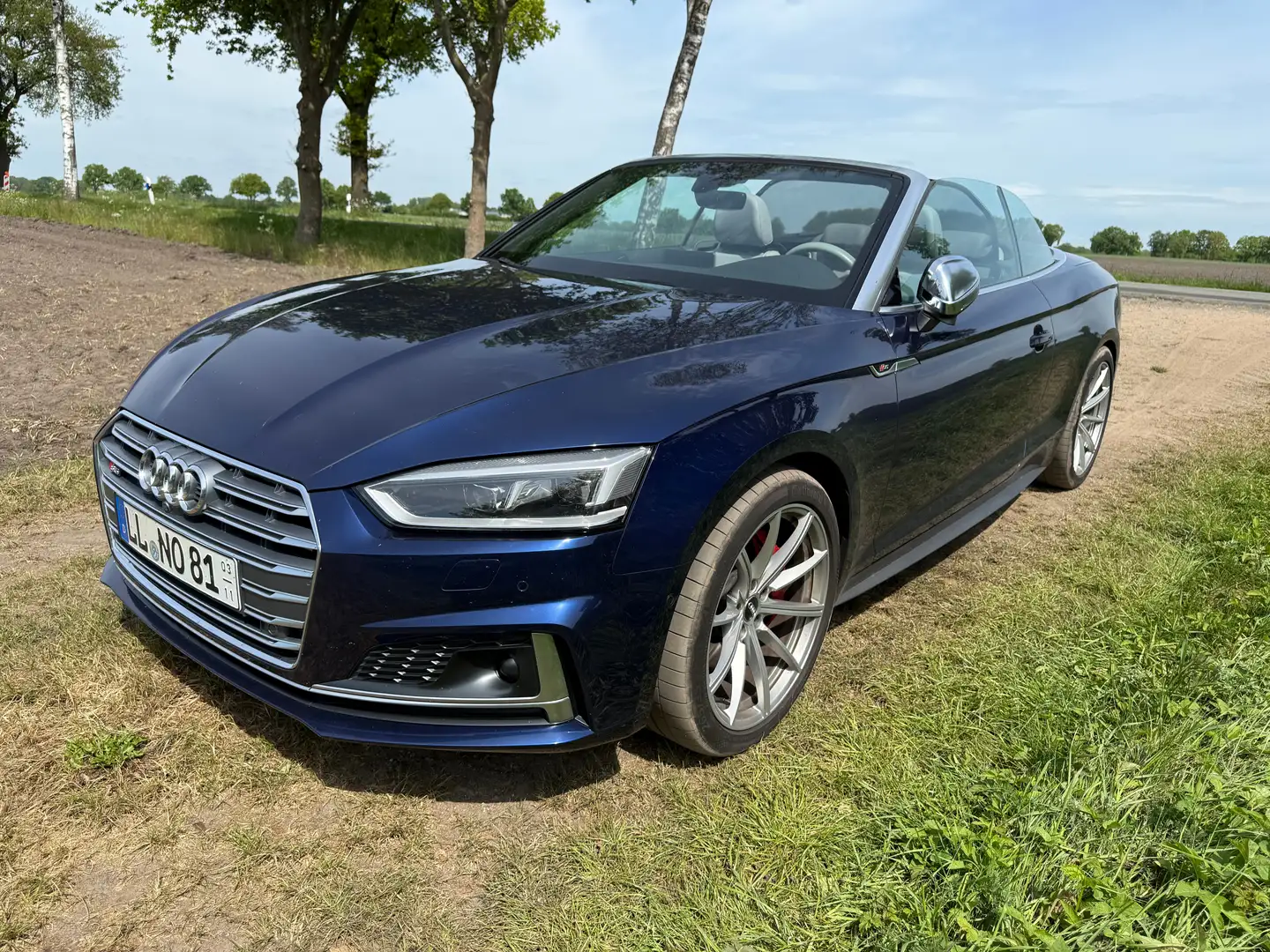Audi S5 Cabrio Matrix ACC Individual Massage Voll dt. Fzg. Blau - 1