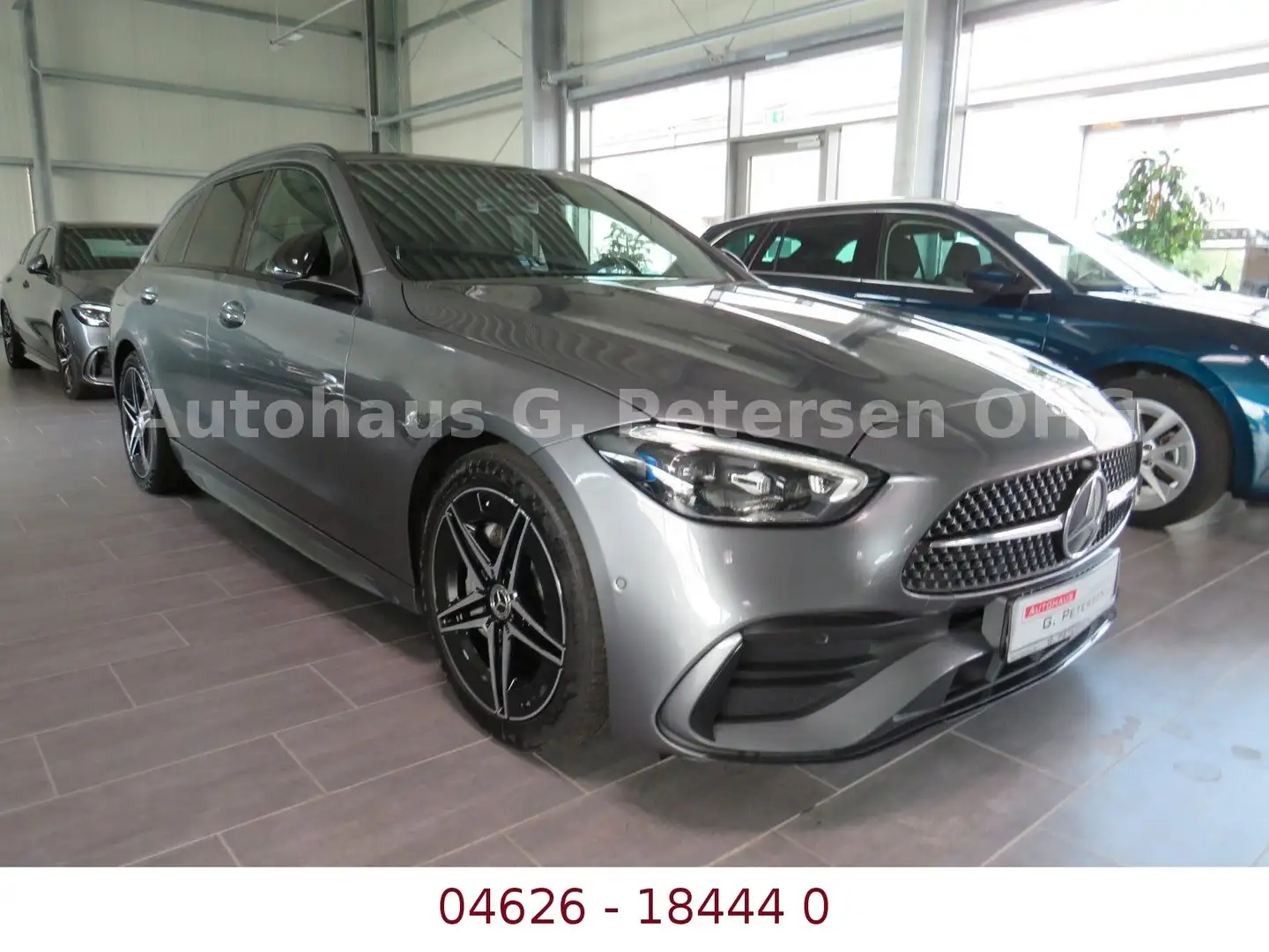 Mercedes-Benz C 220 T d* AMG Prem*AHK*Memory*Digital*Night-P* Gris - 1