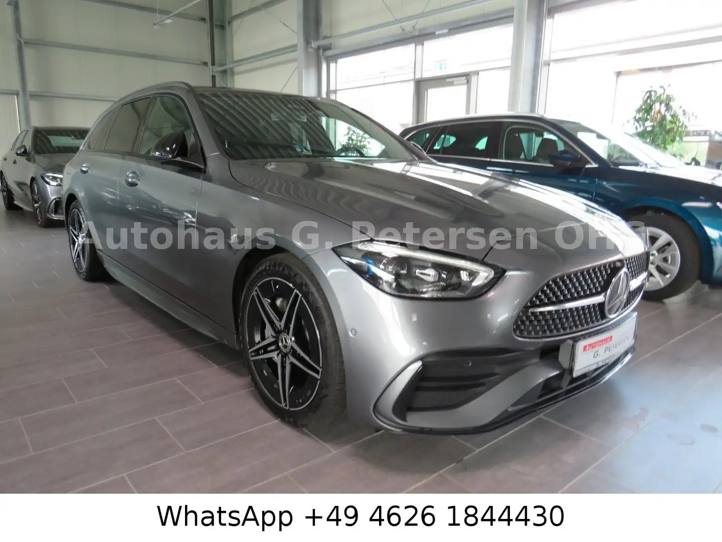 Mercedes-Benz C 220 T d* AMG Prem*AHK*Memory*Digital*Night-P* Gris - 1