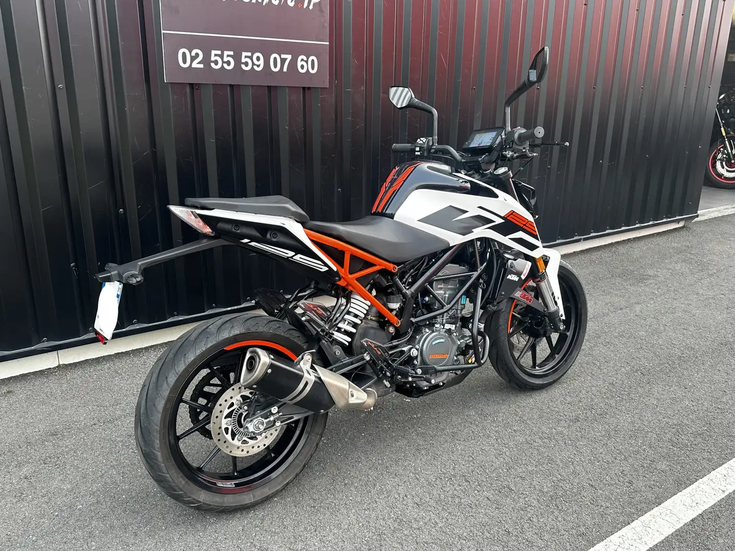 KTM 125 Duke Blanc - 2
