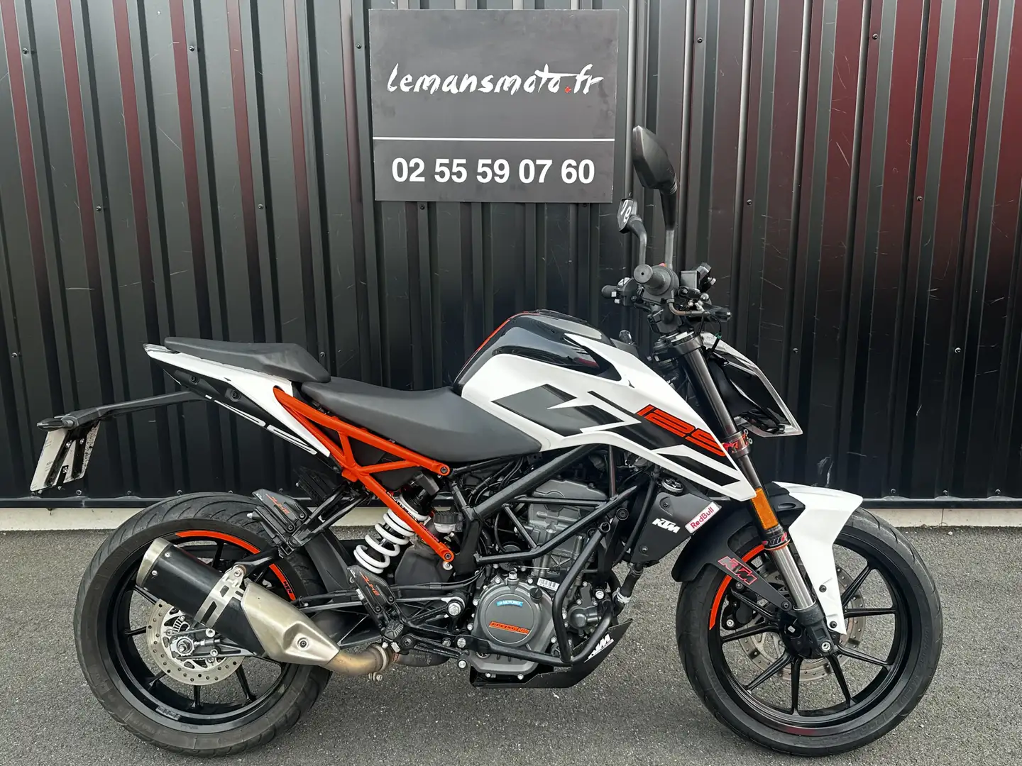 KTM 125 Duke Blanc - 1